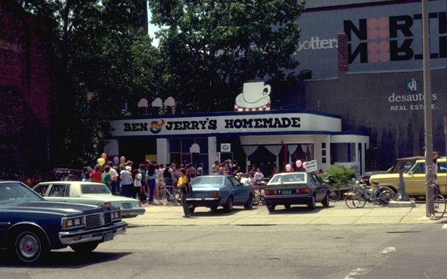 The first Ben & Jerry's ice cream shop