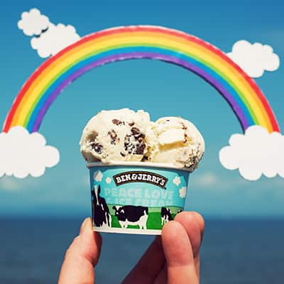 Free Cone Day Rainbow