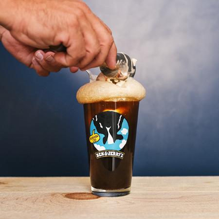 mixing a little booze with your ice cream