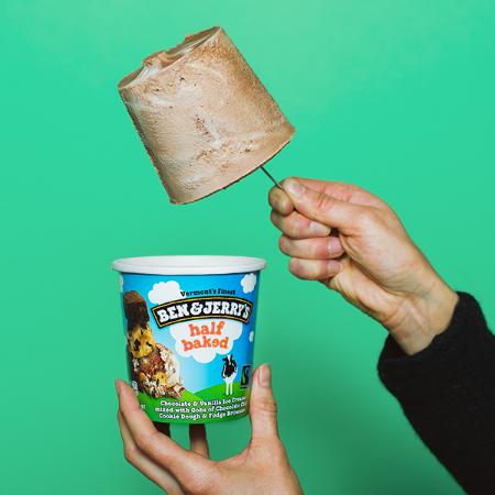 whole pint on a spoon