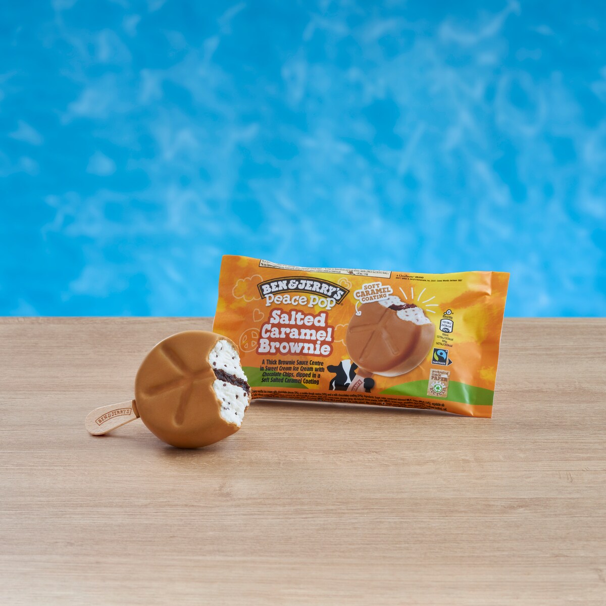 Salted Caramel Brownie Peace Pop - Bar 3 / 3