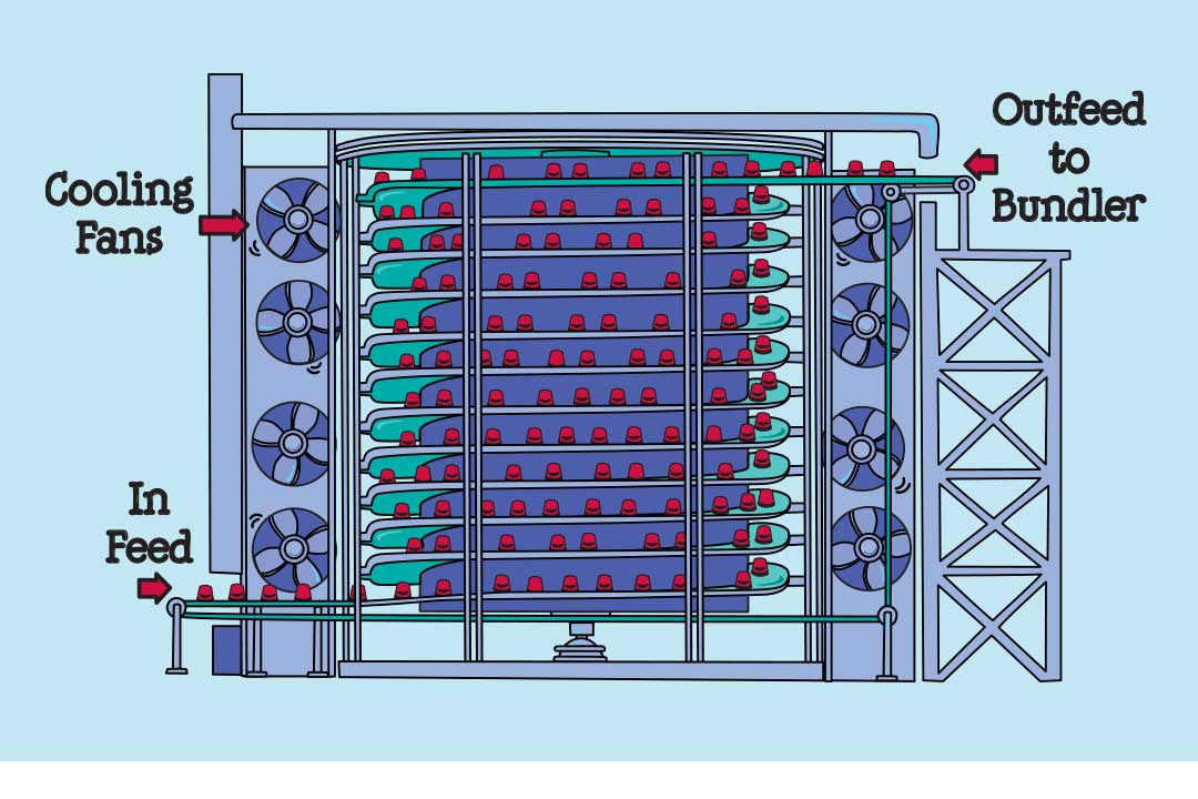 Illustrert diagram over spiralherder