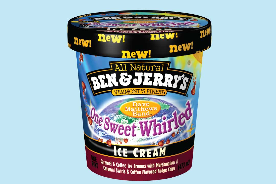 En halvliter med One Sweet Whirled